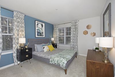 Comfortable Bedroom at The Villages at Canterfield, Illinois, 60118
